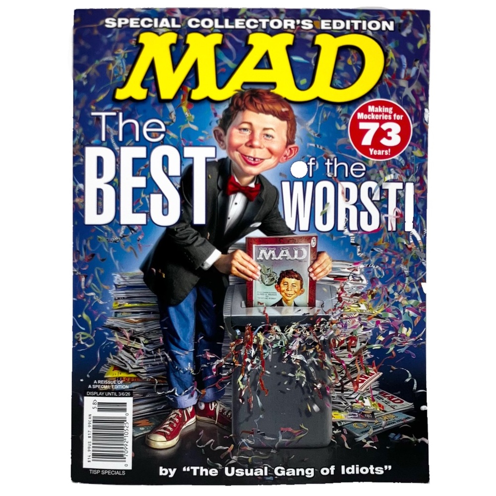 2026 MAD Special Collector's Edition 126 Pages BEST OF The WORST 73 Years Plus